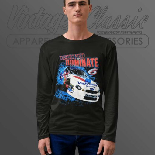 Nascar Mark Martin Designed To Dominate Vintage Shirt