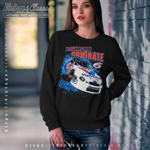 Nascar Mark Martin Designed To Dominate Vintage Shirt