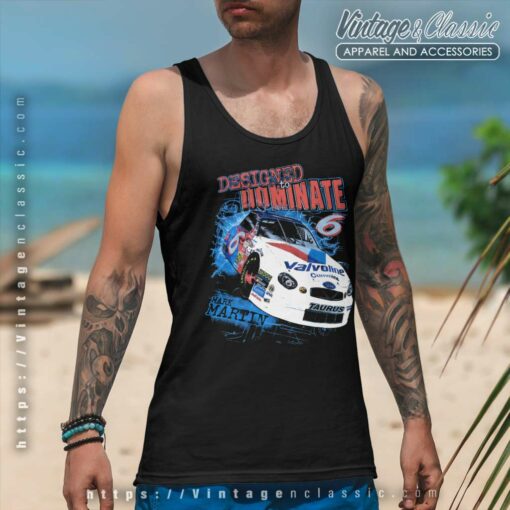 Nascar Mark Martin Designed To Dominate Vintage Shirt