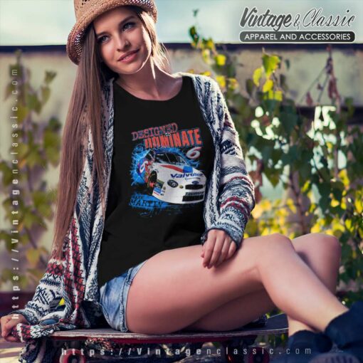 Nascar Mark Martin Designed To Dominate Vintage Shirt