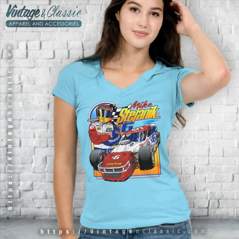 Nascar Mike Stefanik Burnham Hydronics Vintage Shirt - Vintagenclassic Tee