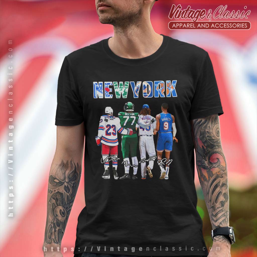 New York Mets Iconic Secondary Colour Logo Graphic T-Shirt - Mens