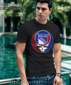 New York Rangers Grateful Dead Logo Band T Shirt