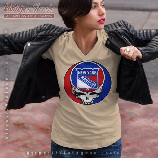 New York Rangers Grateful Dead Logo Band Shirt