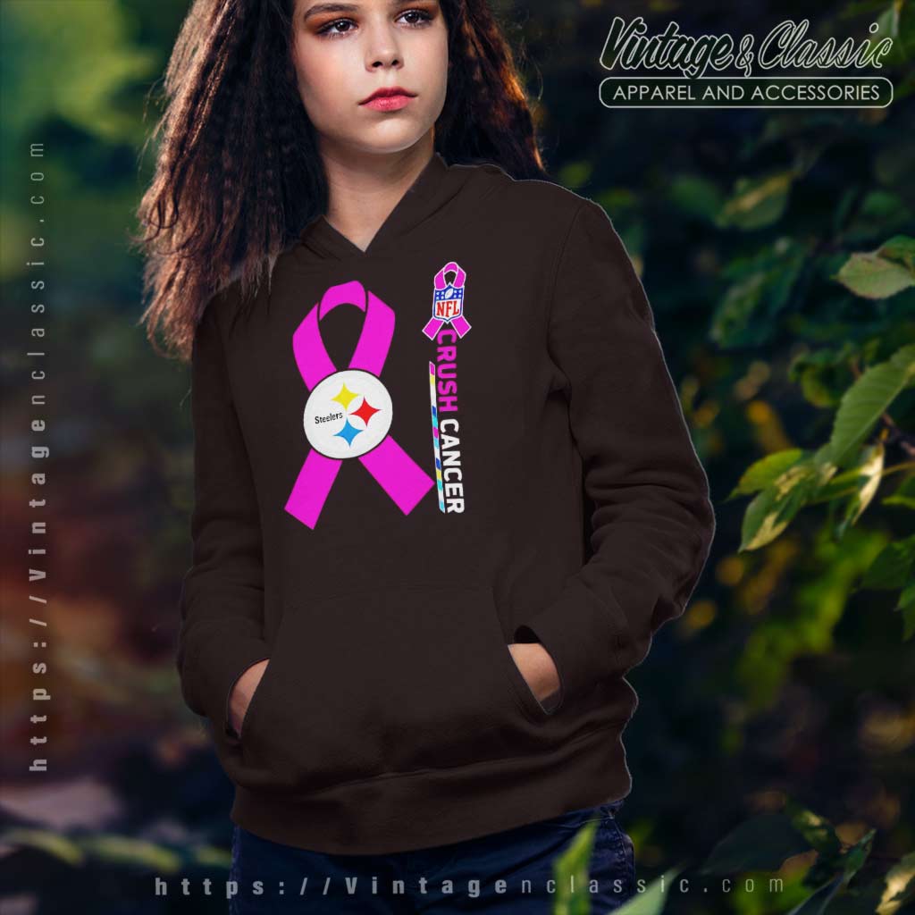 steelers cancer hoodie