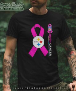 Pittsburgh Steelers Crush Cancer T Shirt
