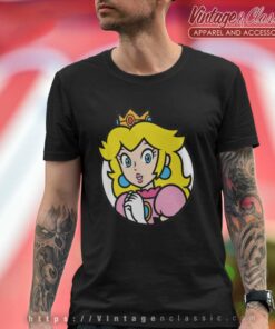 Princess Peach Star Super Mario T Shirt