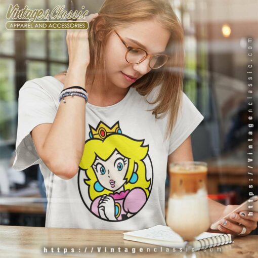 Princess Peach Star Super Mario Shirt