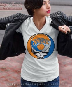 Steal Your Face New York Knicks V Neck TShirt