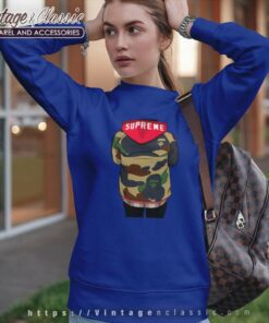 Supreme Bape Fashion Sweatshirt