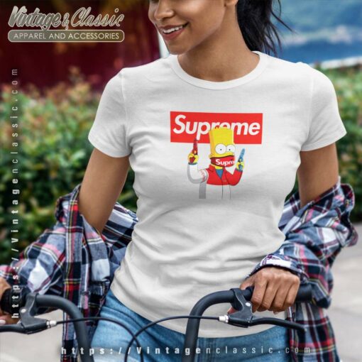 Supreme Bart Simpson Gang Shirt