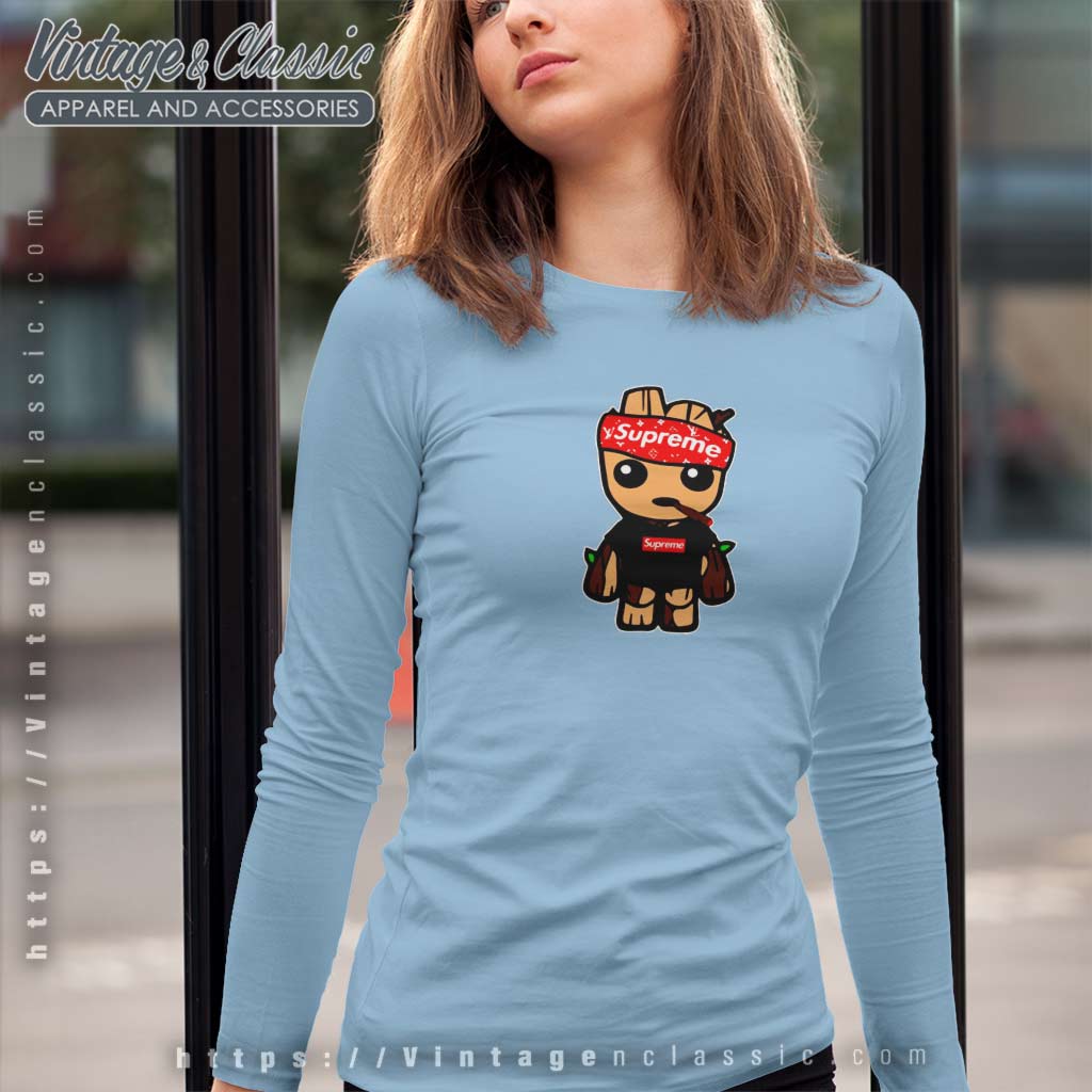 Supreme LV Baby Groot Shirt - Vintage & Classic Tee
