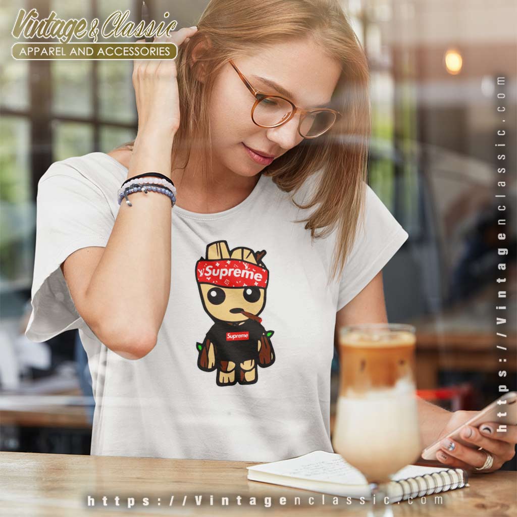 Grab it fast our product Baby Groot Lv Supreme T-Shirt 