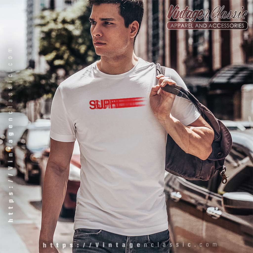 Supreme Motion Logo Shirt - High-Quality Printed Brand