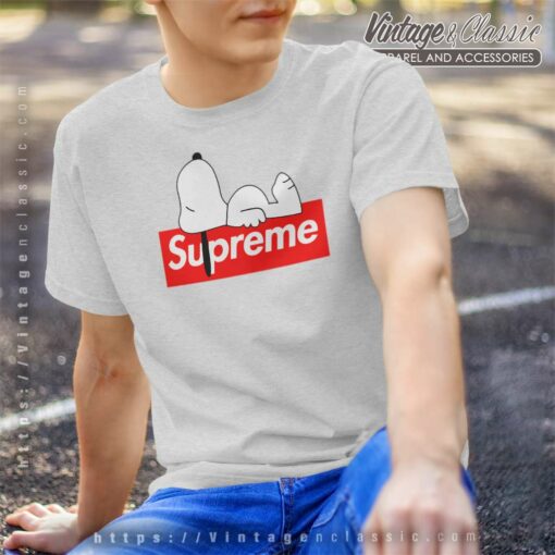 Supreme Snoopy Sleep Shirt