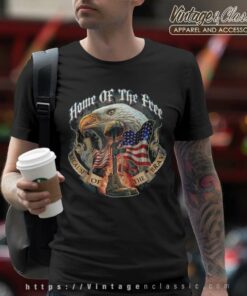 Usa Eagle Flag Home Of The Free Because Of The Brave Shirt
