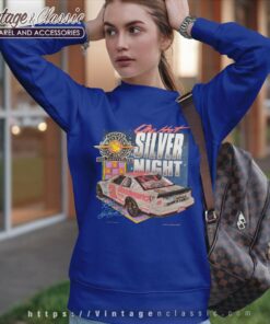 Vintage 3 Dale Earnhardt Nascar Shirt One Hot Silver Night Sweatshirt