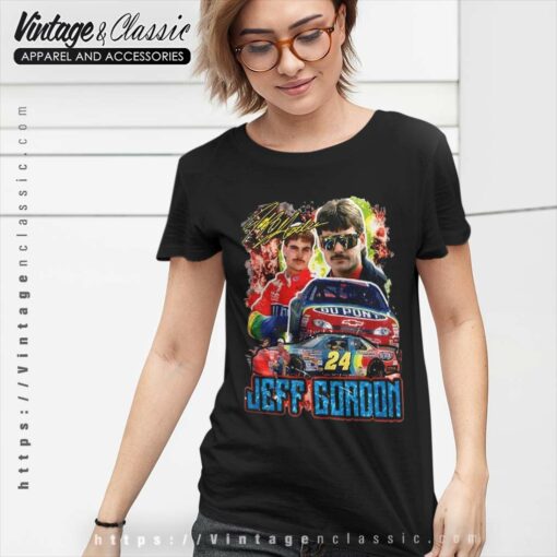 Vintage 90s Style Jeff Gordon 24 Nascar Shirt