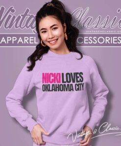 Nicki Loves Oklahoma City Shirt Pink Friday 2 Tour 2024 Sweatshirt 1